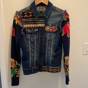 High quality Jean jacket (beautiful!) in perfect condition. Designer made.